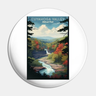 Cuyahoga Valley National Park Travel Poster Pin