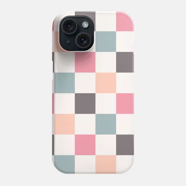 Summer Checkerboard Pattern Retro Vintage Phone Case by Mastilo Designs