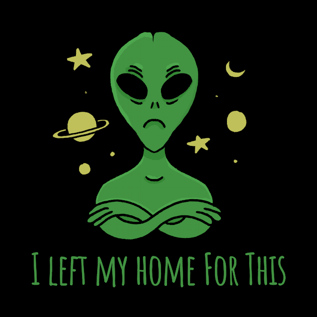 I left my home for this? Alien Ufo by Kamran Sharjeel