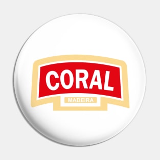 Madeira Island - Rotulo da cerveja Coral 2 / Coral beer label 2 Pin