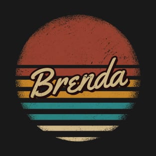 Brenda Vintage Text T-Shirt