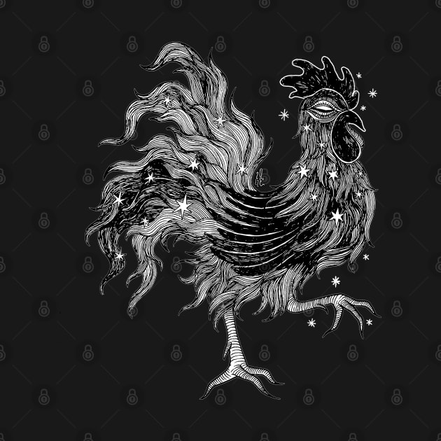 Black Rooster by lOll3