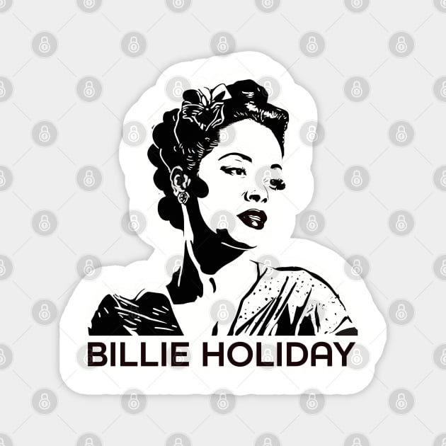 Bille Holiday Lady Day Magnet by UrbanLifeApparel