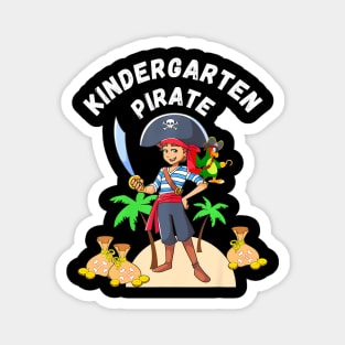 Kindergarten Pirate for Parrot and Treasures Magnet