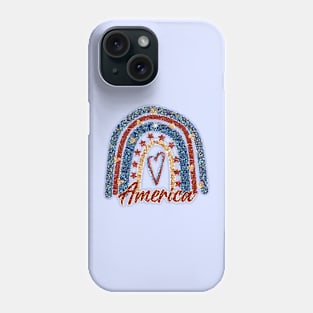 Rainbow America Phone Case