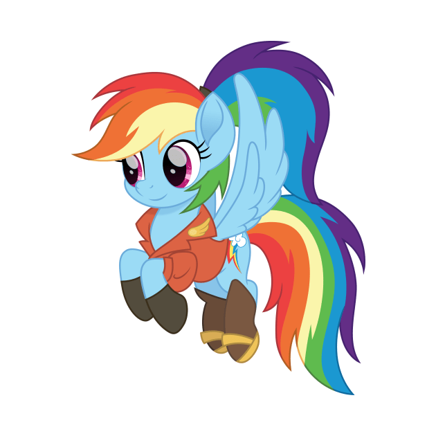 Rainbow Dash as future Catra by CloudyGlow