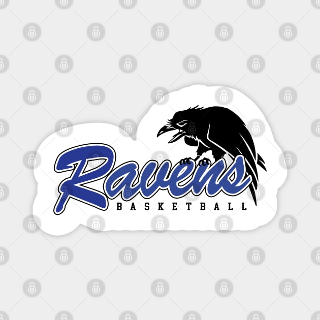 Tree Hill Ravens Basketball Magnet by familiaritees