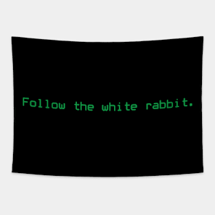 Follow the White Rabbit Tapestry