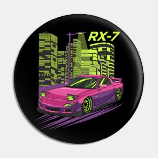 Mazda RX-7 (Magenta) Pin