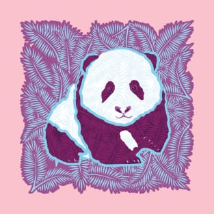 Panda Pattern T-Shirt