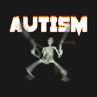Autism Skeleton Meme T-Shirt