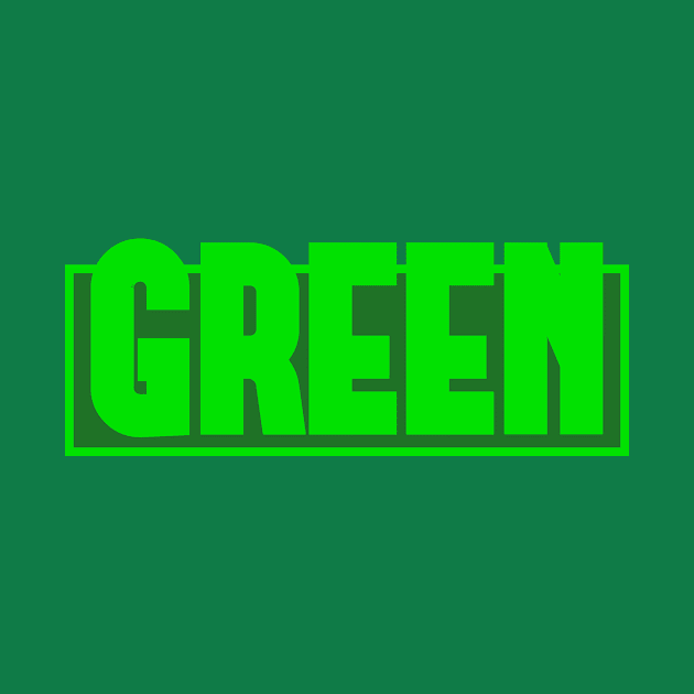 Green. Simple minimalistic "Green Color". by A -not so store- Store