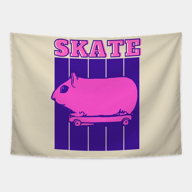 SKATE Guinea Pig Tapestry by RaisedbyHamsters