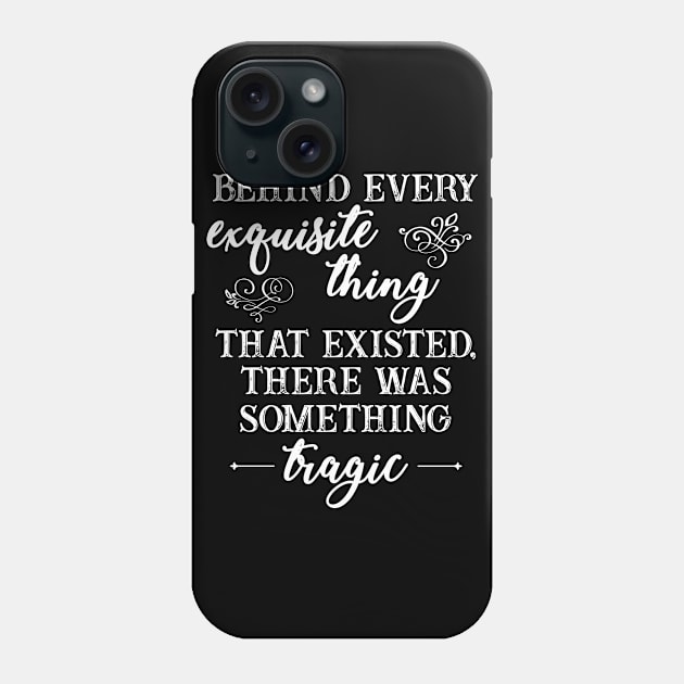 Exquisite Tragedy | Oscar Wilde Phone Case by jverdi28