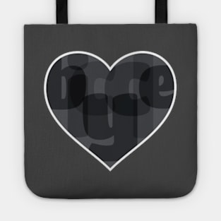 [heart] bicycle Tote