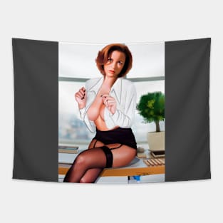 Dana Scully - 90s PIN UPS Tapestry