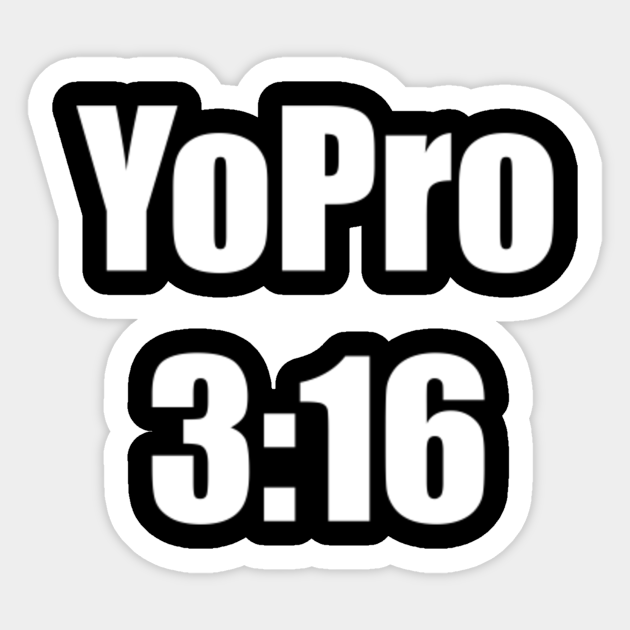 YoPro 3:16 - Austin 316 - Sticker