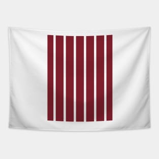 Manchester City 1956 Retro Maroon White Pinstripes Tapestry