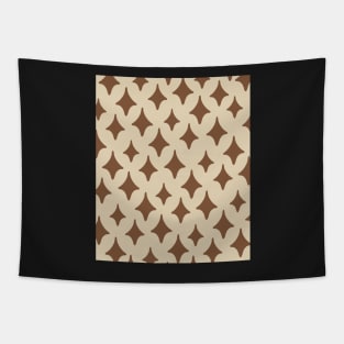 Simple Minimalist Abstract Moroccan Art Pattern Tapestry