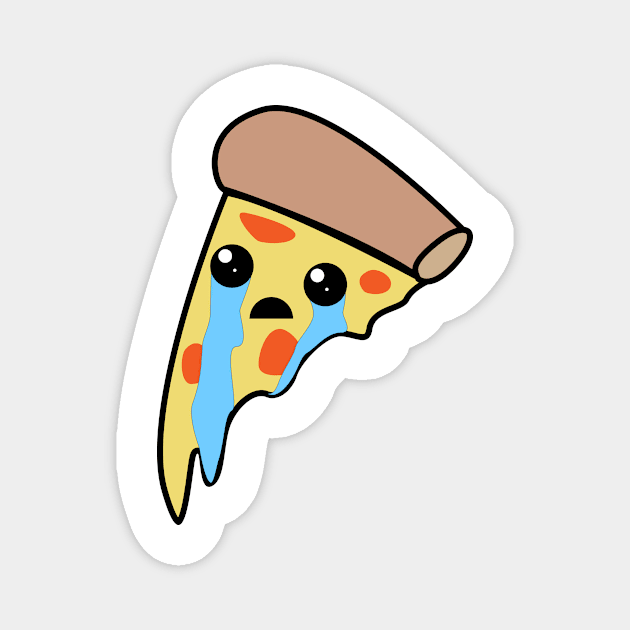 crying pizza-slice Magnet by Johnny_Sk3tch