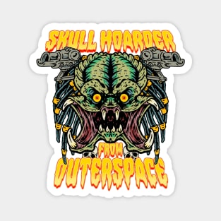 SKULL HOARDER FROM OUTERSPACE Magnet