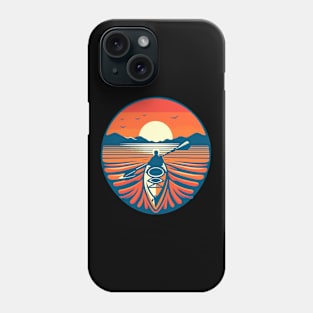 Kayaking Sunset Phone Case