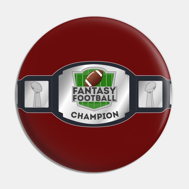 Fantasy Football Champion 2021 (Belt) Pin by doctorheadly