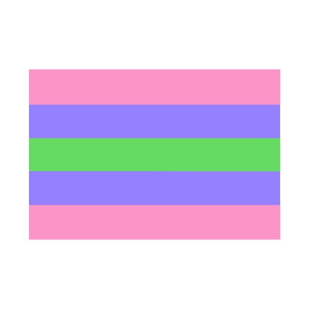 Trigender Pride Flag by JustGottaDraw