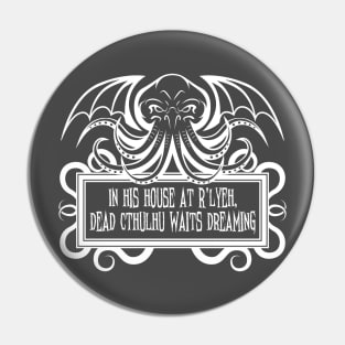 Sleeping Cthulhu Pin