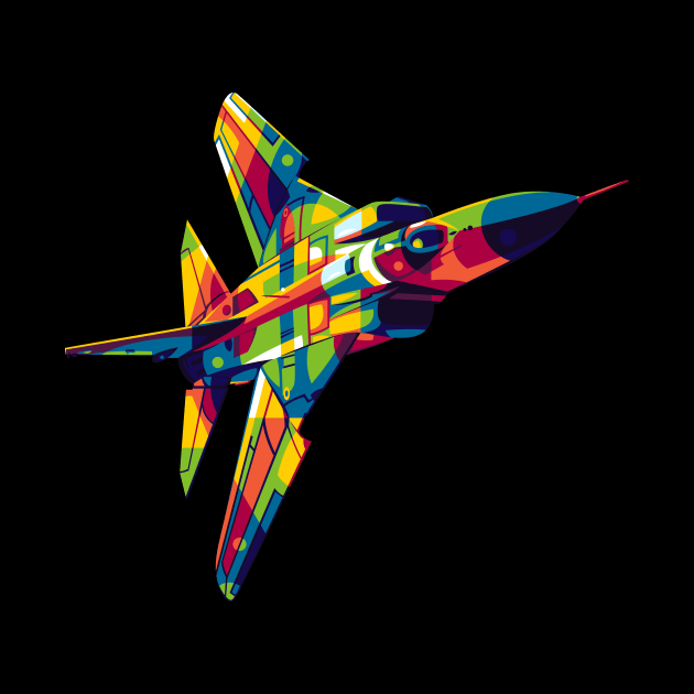 MiG-23 Flying Jet by wpaprint