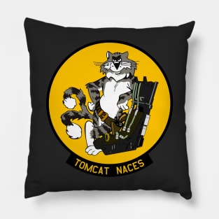 F-14 Tomcat Naces -  Clean Style Pillow