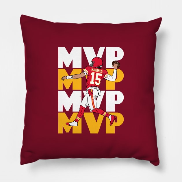 Pat Mahomes MVP Pillow by Caloy