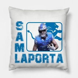 Sam LaPorta Vintage Pillow