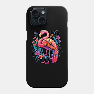 Flamingo Playing Violin Phone Case