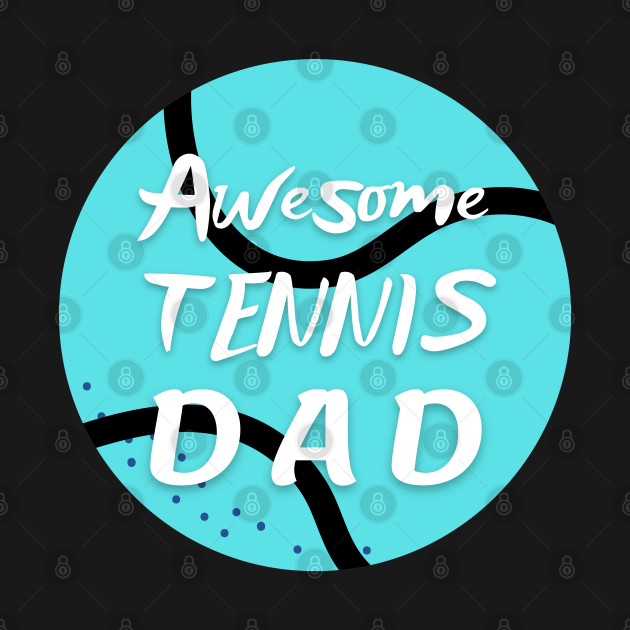 US Open Tennis Dad Tennis Ball by TopTennisMerch