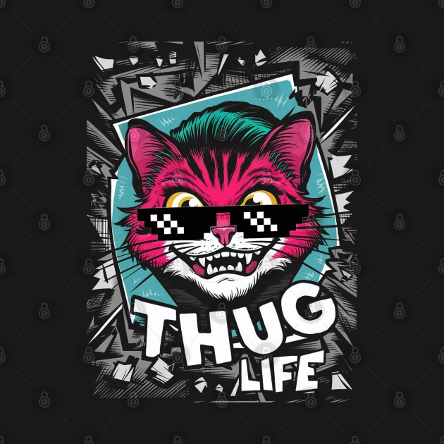 Cat Thug Life by PetODesigns