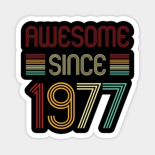 Vintage Awesome Since 1977 Magnet