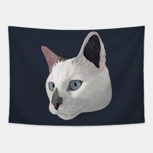 White Cat Tapestry