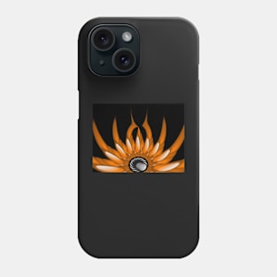 Digital flames of Fire Phone Case