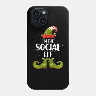 Im The Social Elf Christmas Phone Case