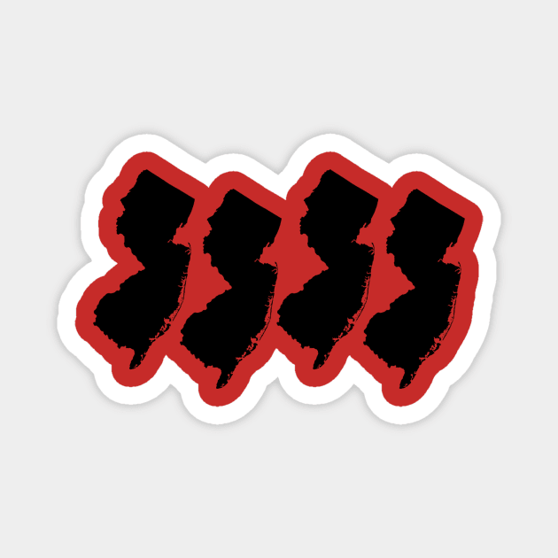 New Jersey "punk bars" Magnet by jonsolomon