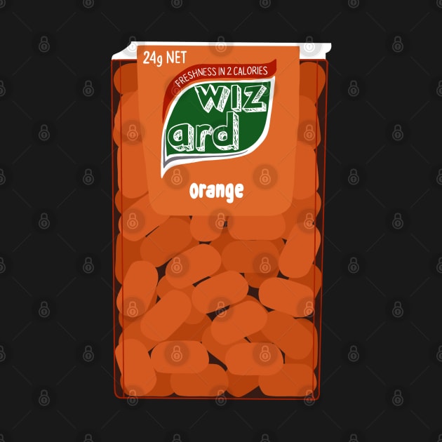 Juno inspired Tictacs with Beeker's phrase "wizard" as the label. by BE1820