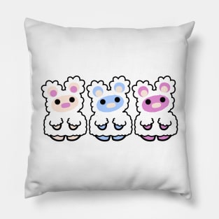 Three Chibis (Sheepish) Pillow