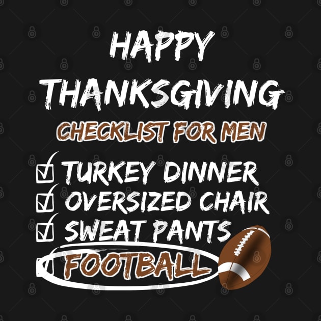 Thanksgiving Checklist for Men by MedleyDesigns67