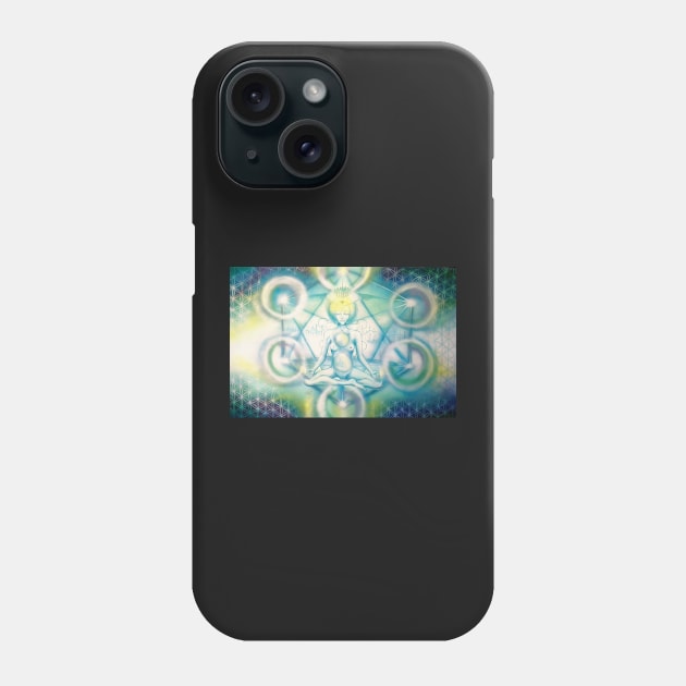 Merkaba Meditation Phone Case by GayaHakunaMatit