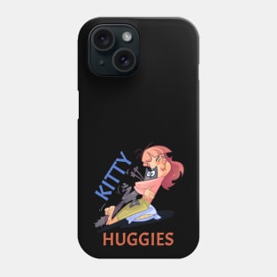 Kitty Huggies Cat Design Phone Case