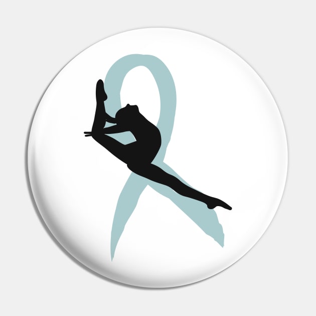 Sexual Assault Awareness — Teal Ribbon Pin by Flipflytumble