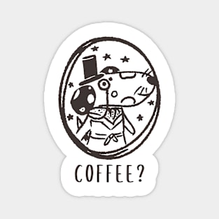 coffee smart cute Magnet