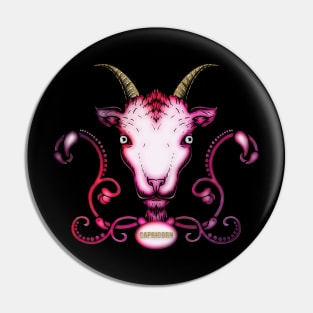 Zodiac sign capricorn Pin