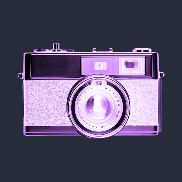 Purple/Violet - Vintage 1960s Rangefinder Camera by DecPhoto